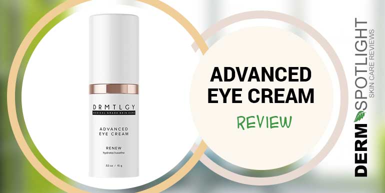 Revisión de la crema de ojos avanzada Drmtlgy