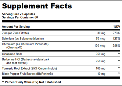 Gundry MD Metabolic Advanced Supplement Facts