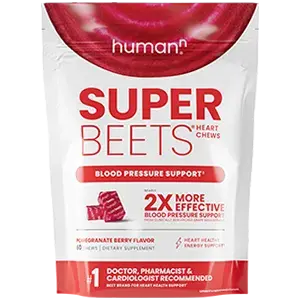 HumanN SuperBeets Beet Root Heart Chews