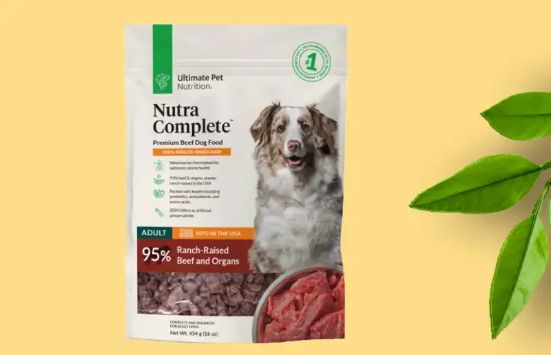 Ultimate Pet Nutrition Nutra Complete Review: Este vale para cães liofilizados?